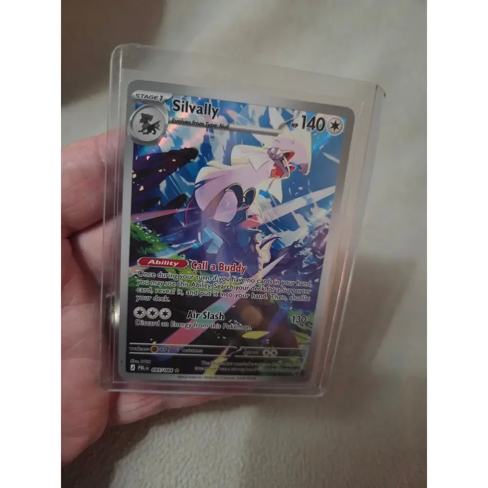 Silvally 095/084 Illustration Rare Pitch Black Pokemon New